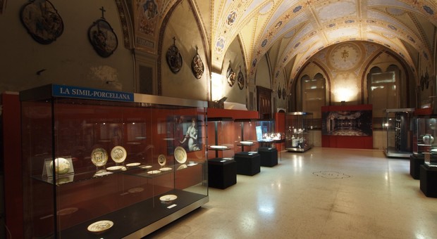Una delle sale interne del museo Castromediano