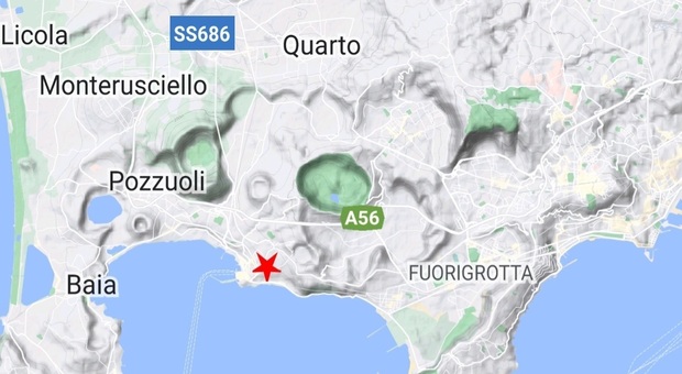 Terremoto a Pozzuoli alle ore 16:20