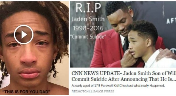 "Il figlio di Will Smith si è suicidato": il macabro scherzo scatena il panico sui social