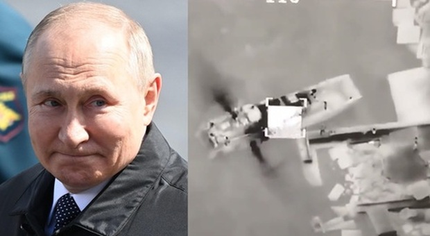 Putin, affondata nel mar Nero la sua "nave personale da parata": il video virale