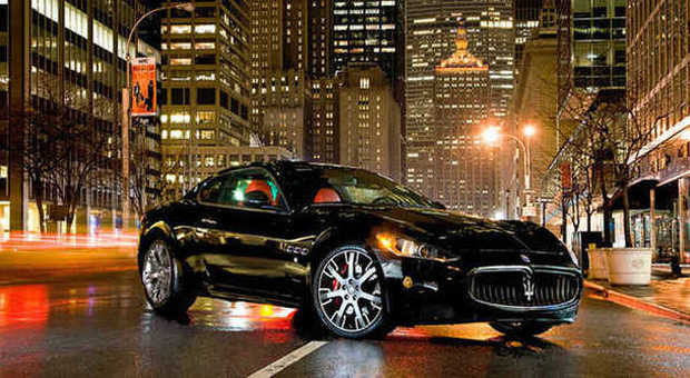 La Maserati Granturismo a Park Avenue di New York