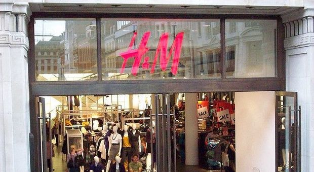 Il negozio della catena H&M a Vicenza