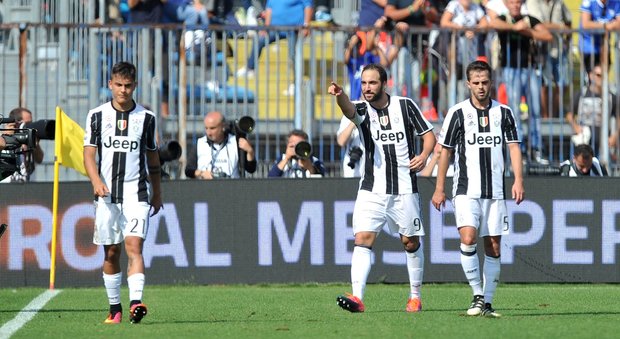 Dzeko subito a segno, Roma-Inter 2-1 La Juventus fa tris, sbancata Empoli