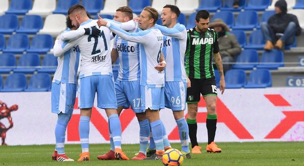 Sassuolo-Lazio 0-3: doppio Milinkovic più Immobile, biancocelesti al terzo posto