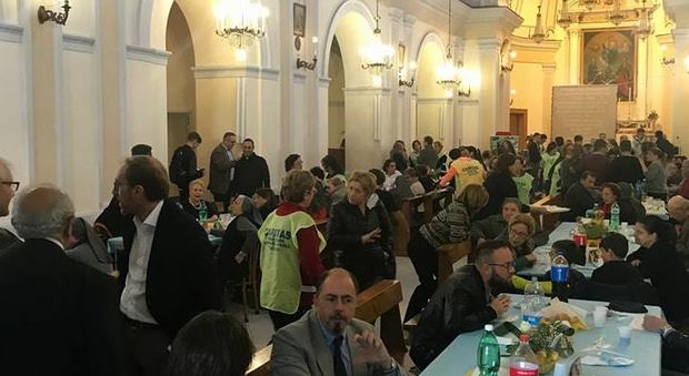 Il pranzo dei popoli, la parrocchia di Soccavo segue Papa Francesco