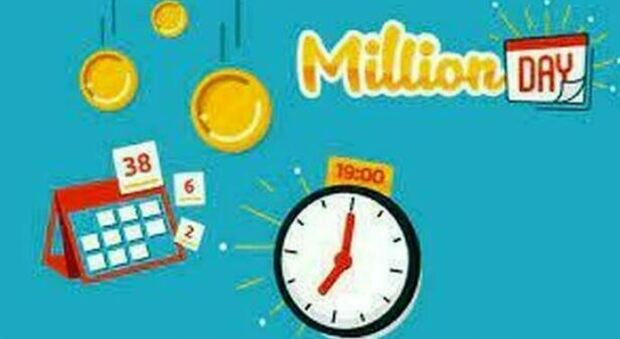 Million Day, l'estrazione dei cinque numeri vincenti di oggi lunedì 16 agosto 2021