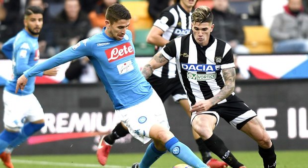 Udinese-Napoli 0-1: basta Jorginho per conservare la testa della classifica