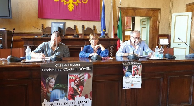 Orvieto, presentata l'edizione 2022 del Corteo delle Dame e Storico. Dal 17 al 19 giugno la città è in festa