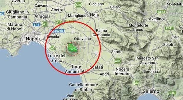 Terremoto nel cratere del Vesuvio: otto scosse in poche ore