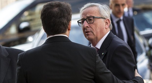 Jean-Claude Juncker e Renzi