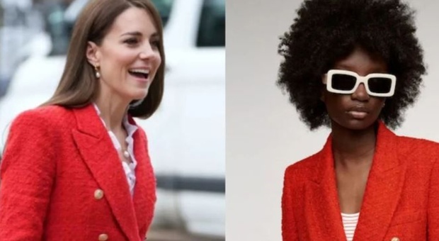 Kate Middleton e il blazer rosso per il suo esordio da principessa del Galles: il prezzo incredibile