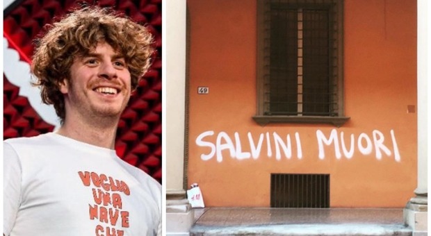 'Salvini muori', la scritta choc fa infuriare Lodo Guenzi: «Mi fa schifo, la cancello io»