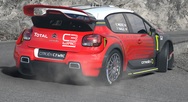 La Citroen C3 WRC che prenderà parte al prossimo mondiale rally