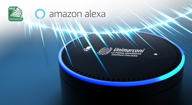 Unimarconi approda su Alexa con la skill dedicata agli studenti