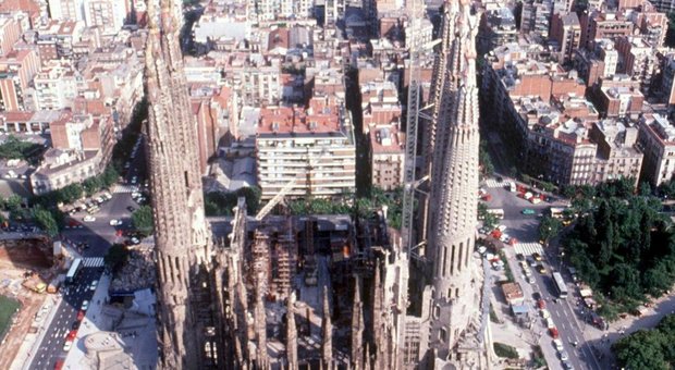 La Sagrada Familia a Barcellona, in Catalogna