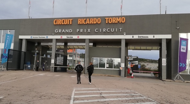 L'ingresso del circuito Ricardo Tormo a Valencia