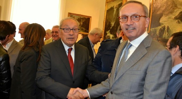 Il presidente uscente Fornaci e Luigi Carlini