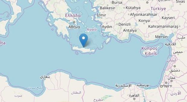 Terremoto all'alba a Creta: scossa di magnitudo 5.2, panico tra turisti