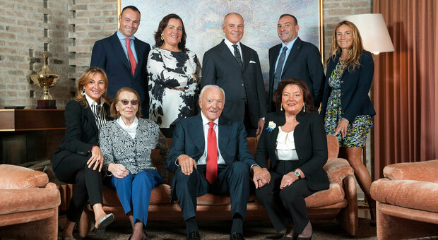 Antonio Carraro e la sua famiglia