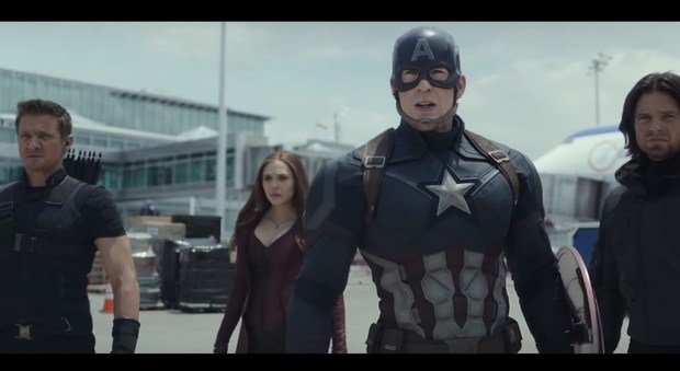 Una scena del film "Captain America: Civil War"