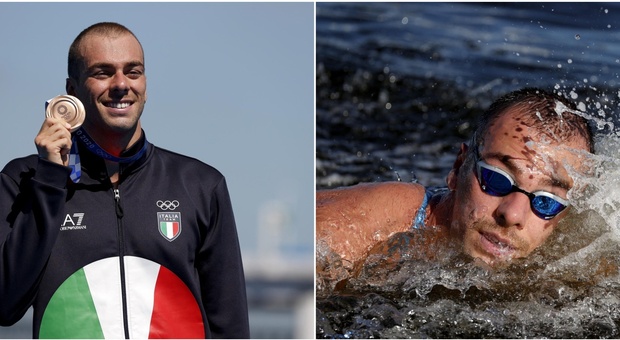 Paltrinieri, un'altra impresa nel nuoto: medaglia di bronzo nella 10 km di fondo, doppietta storica. «Sono uscito dall'inferno»