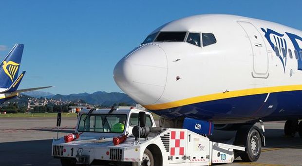 Ripresi i voli Ryanair all'aeroporto di Milano Bergamo