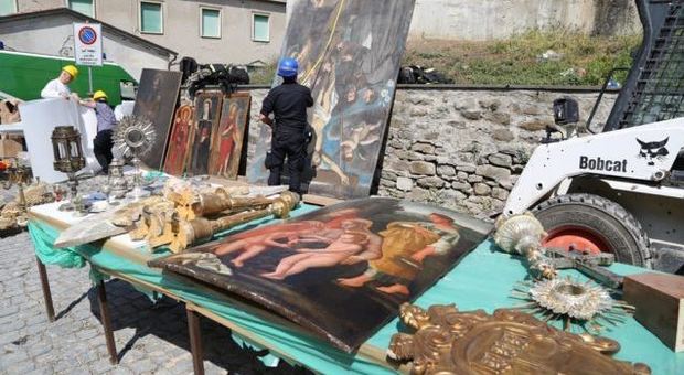 Roma, tesori in mostra: le opere di Amatrice e Accumoli salvate dal terremoto arrivano alle Terme di Diocleziano