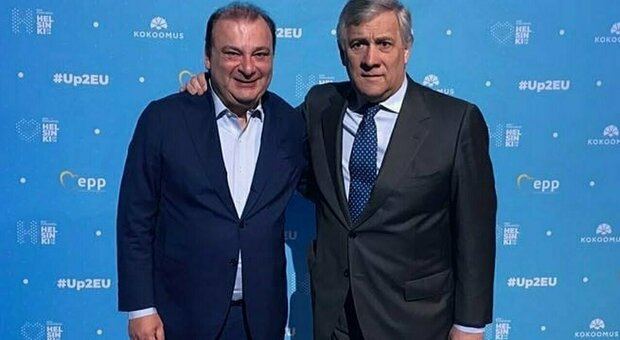 Fulvio Martusciello con Antonio Tajani