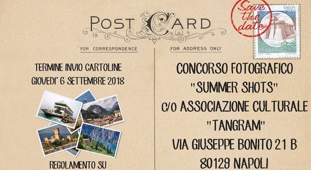 «Greetings from...» a Napoli Summer Shots, un concorso per riscoprire il fascino delle cartoline