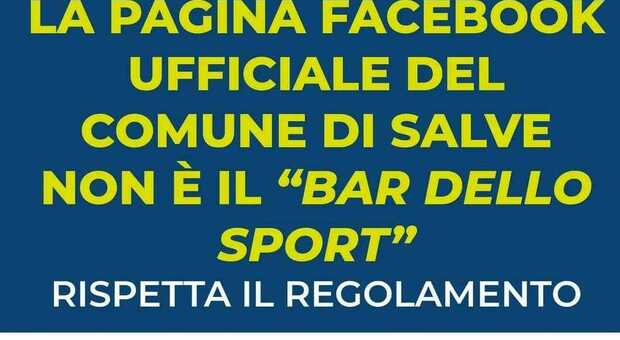 Salento, l'amministrazione blocca i commenti "fuori tema": la pagina facebook del Comune «non è il bar dello sport»