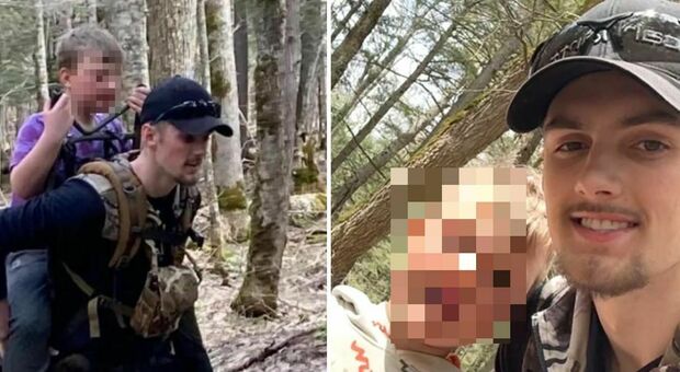 Bambino di 8 anni scompare nel bosco, ritrovato sano e salvo dopo 48 ore: «Ero nascosto sotto un tronco e ho mangiato neve»