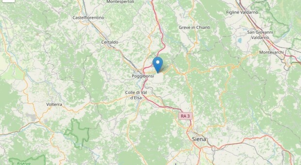 Terremoto a Siena, forte scossa di magnitudo 3.4. Giani: «Panico tra i residenti». L'epicentro a Poggibonsi