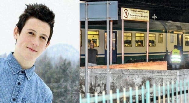 Marco Cestaro, 17 anni, e il luogo della tragedia