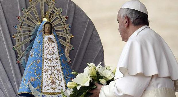 Papa Bergoglio, il mio cuore in questi giorni è in Argentina nel santuario di Lujan