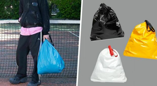 Balenciaga presenta “Trash Pouch”, la busta per la spazzatura che costa 1800 euro