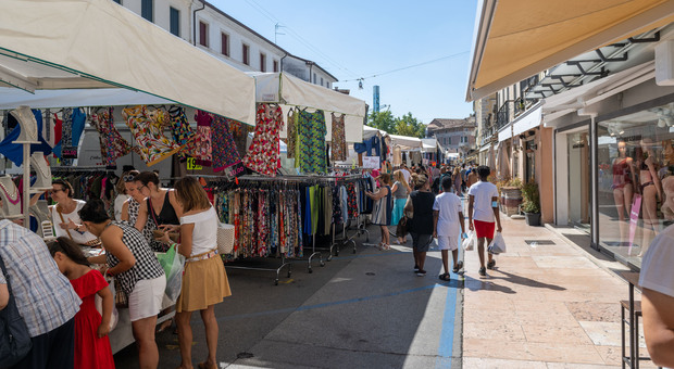Un'immagine del mercato di Treviso che si tiene il martedì e il sabato