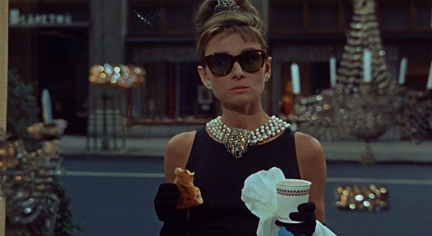 Audrey Hepburn in "Colazione da Tiffany"