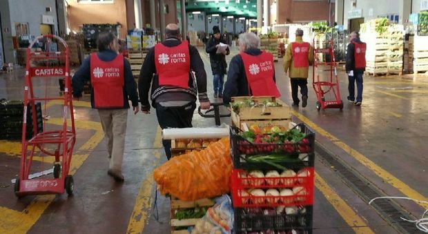 Roma, Car: «Nel 2018 recuperate oltre mille tonnellate di cibo»