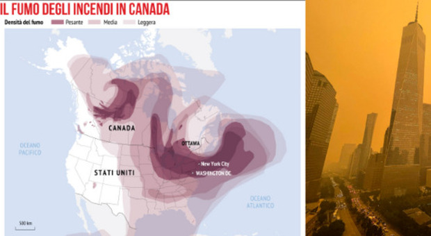 Incendi Canada, Biden chiama a Trudeau: cosa sta succedendo e quali sono i provvedimenti per contrastare la «nube arancione»