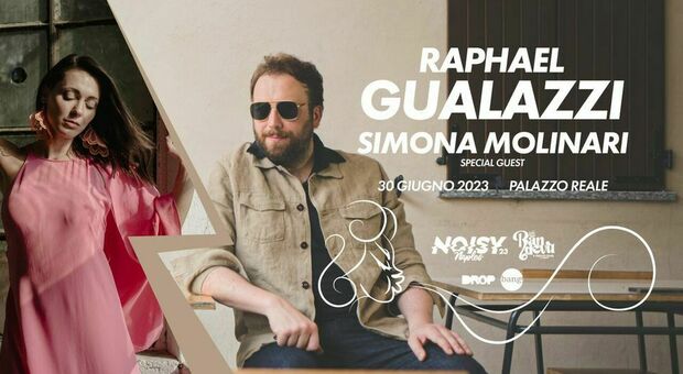 Locandina del concerto di Gualazzi e Molinari al Noisy Naples Fest