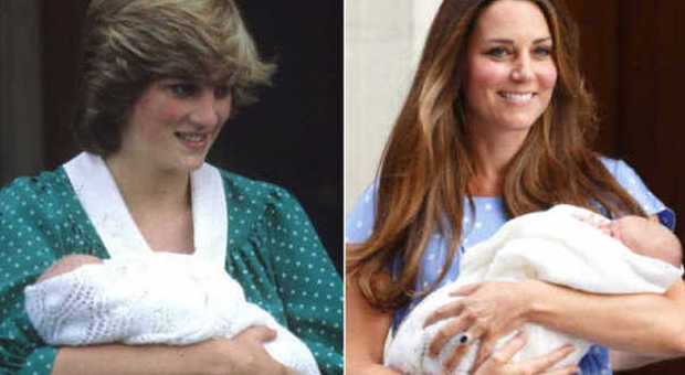 Kate Middleton imita i look di Lady Diana