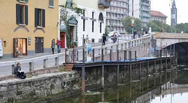 Milano, Navigli in secca: al via pulizia e manutenzione