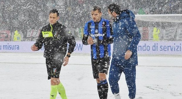 Juve-Atalanta rinviata per neve. Si recupera a metà marzo
