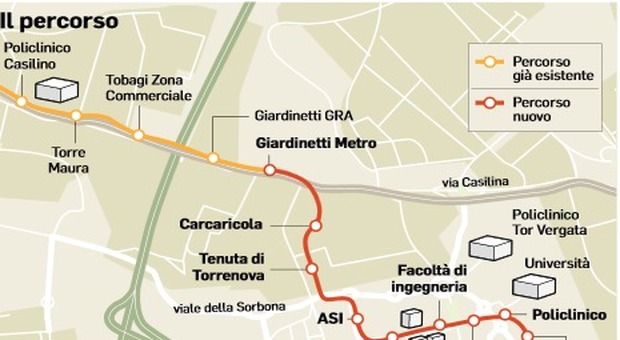 La Roma-Giardinetti diventerà un tram: capolinea a Tor Vergata