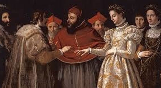 "Il matrimonio di Caterina de' Medici", Galleria degli Uffizi Firenze