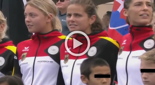 Fed Cup, la gaffe choc: per la Germania cantato l'inno nazista -Guarda