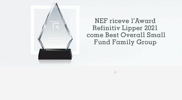 Gruppo Cassa Centrale, fondo NEF si aggiudica Refinitiv Lipper Fund Awards Europe 2021