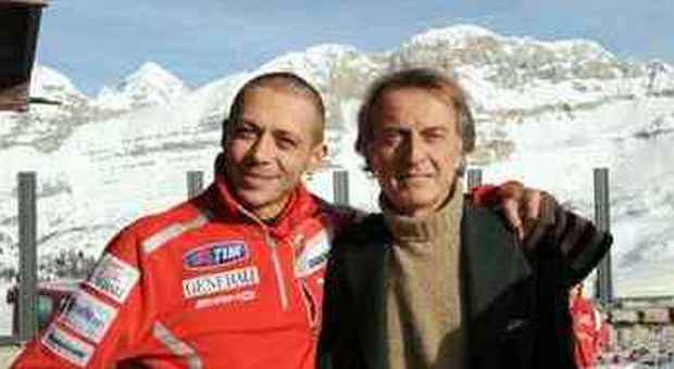 Valentino Rossi e Luca Cordero di Montezemolo