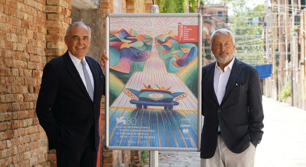 Il direttore del settore Cinema della Biennale Alberto Barbera e il presidente della Biennale Roberto Cicutto