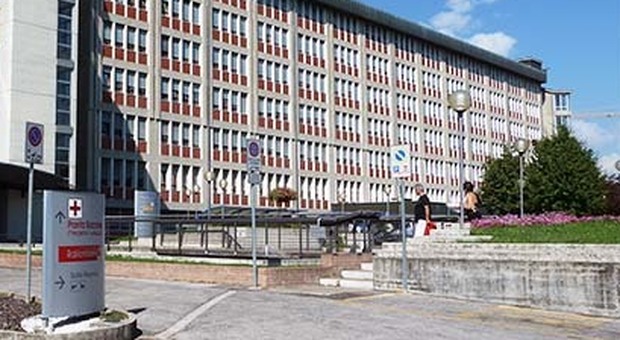 L'ingresso dell'ospedale di Vicenza
